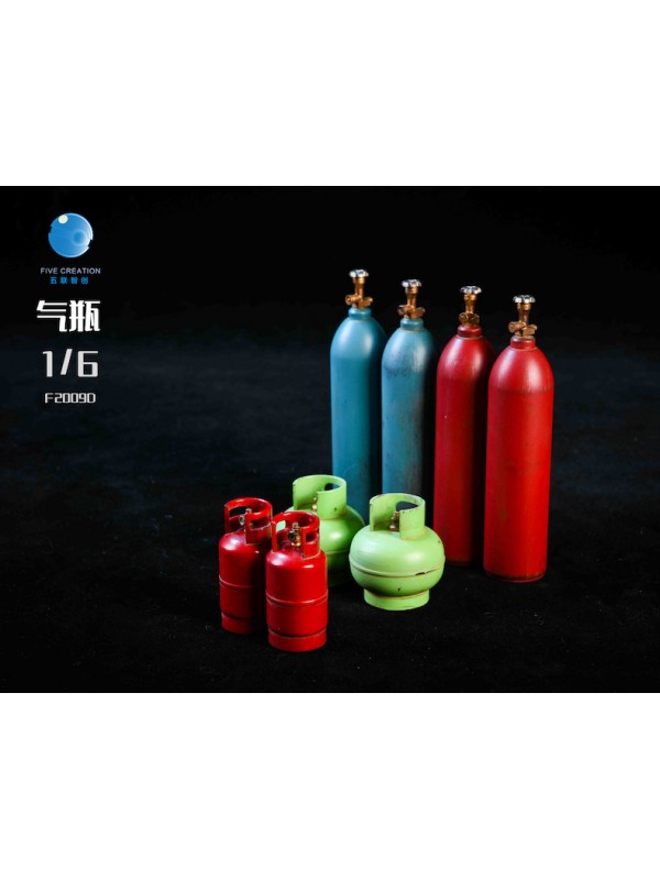 (售罄) FIVETOYS F2009D 1/6 氧氣瓶+ 煤氣罐  (預訂價 HKD$238)