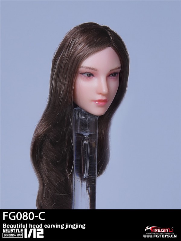 (預訂) Fire Girl Toys FG080 1/12 女美頭雕靜靜 三款髮色 (預訂價 HKD$ 188)