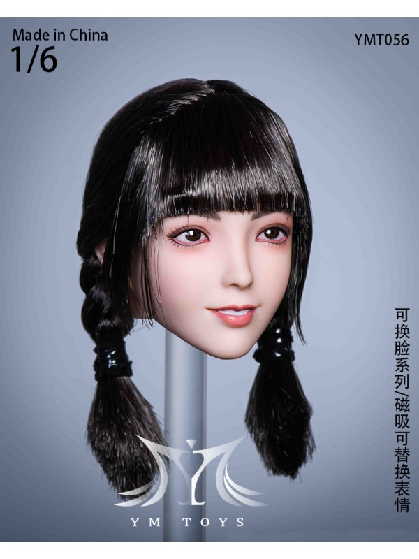 (預訂) YMTOYS YMT056 1/6 少女頭雕換臉系列 嬋 (預訂價 HKD$ 388)