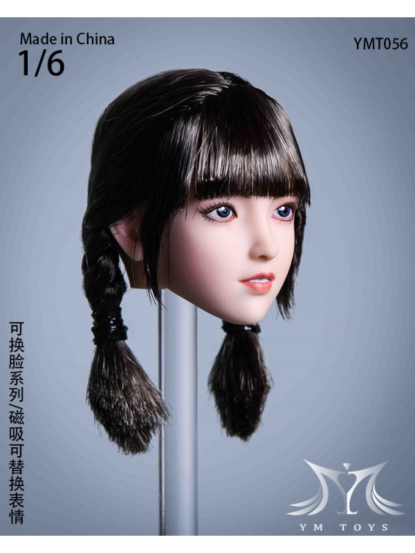 (預訂) YMTOYS YMT056 1/6 少女頭雕換臉系列 嬋 (預訂價 HKD$ 388)