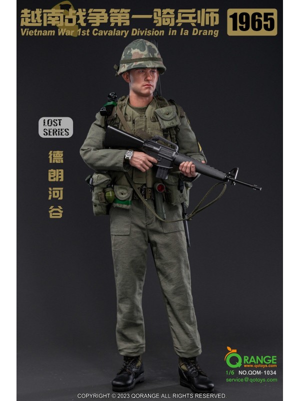 (預訂)QORANGE QOTOYS QOM-1034 1/6 越南戰爭美軍第1騎兵師於德朗河谷 1965(預訂價$1028HKD)