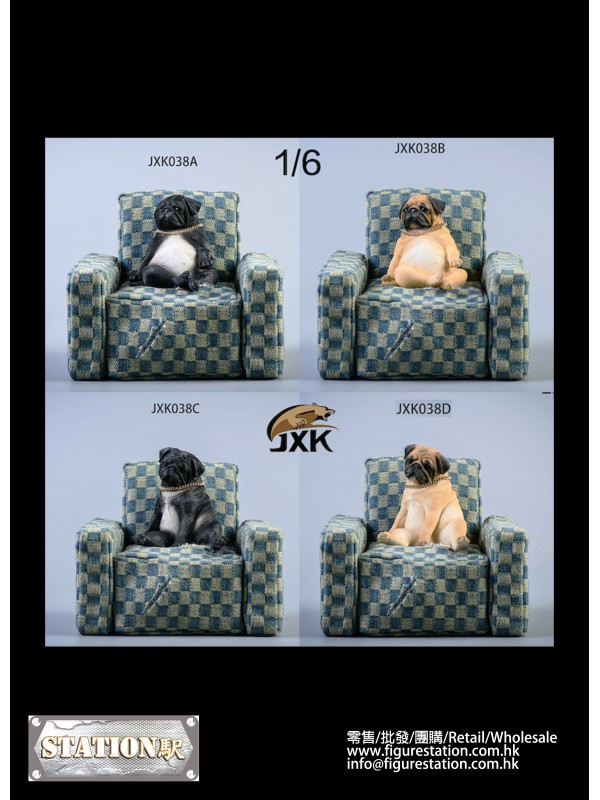 (缺貨) JXK JXK038 1/6 頹廢狗系列沙發八...